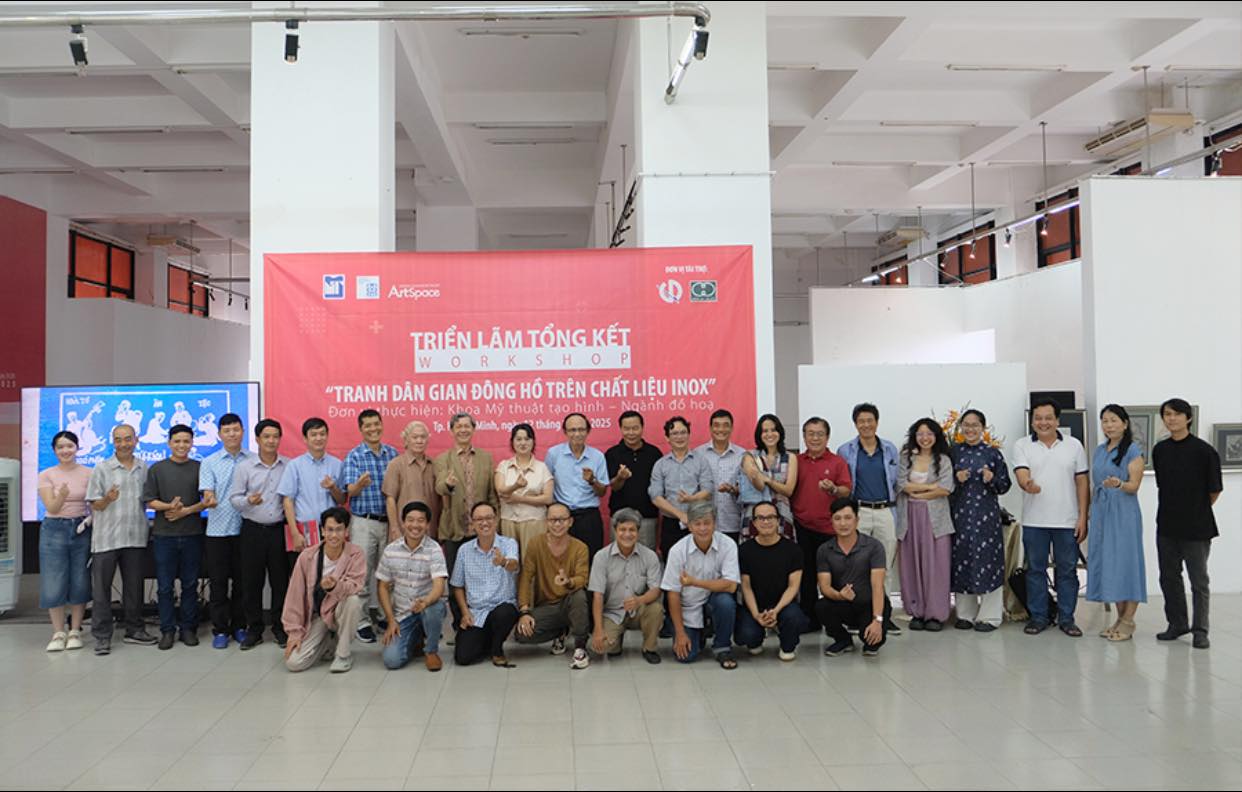 Lễ khai mạc Triển lãm tổng kết Worshop “Tranh dân gian Đông Hồ trên chất liệu inox”