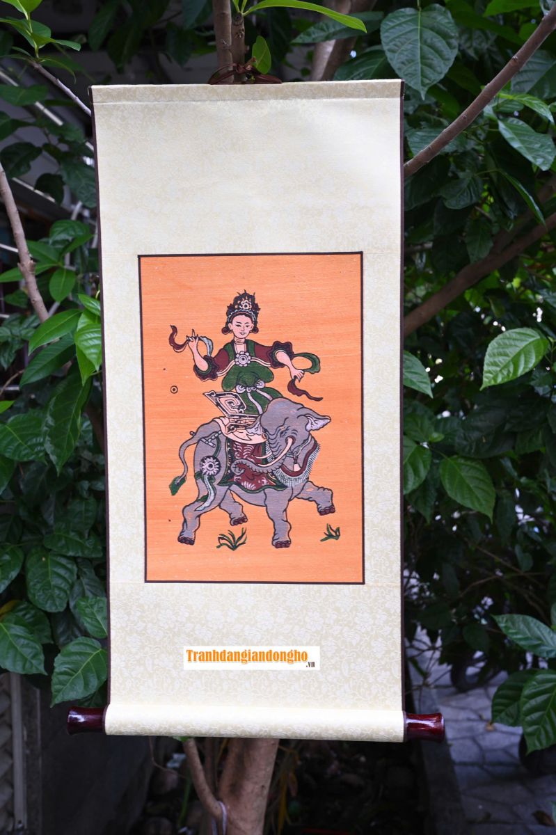 TRANH BỒI LỤA - BÀ TRIỆU